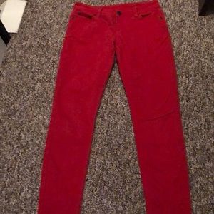 Red Rue21 Skinny Jeans